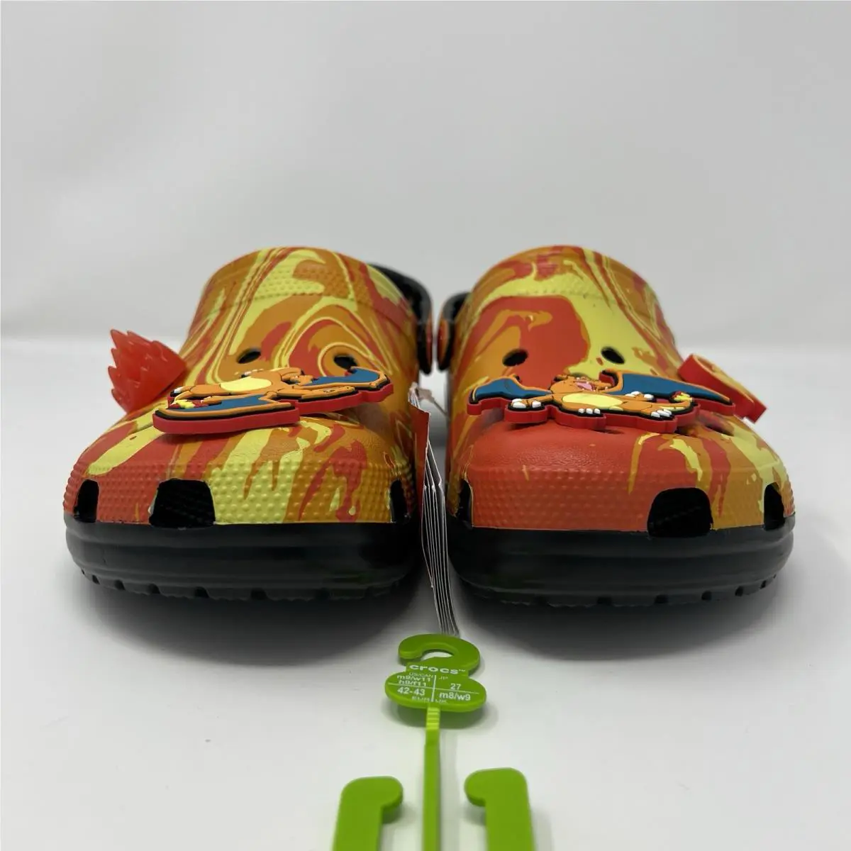 Crocs shoes - Crocs Classic Clogs Charizard Pokemon - Orange Yellow Black 0