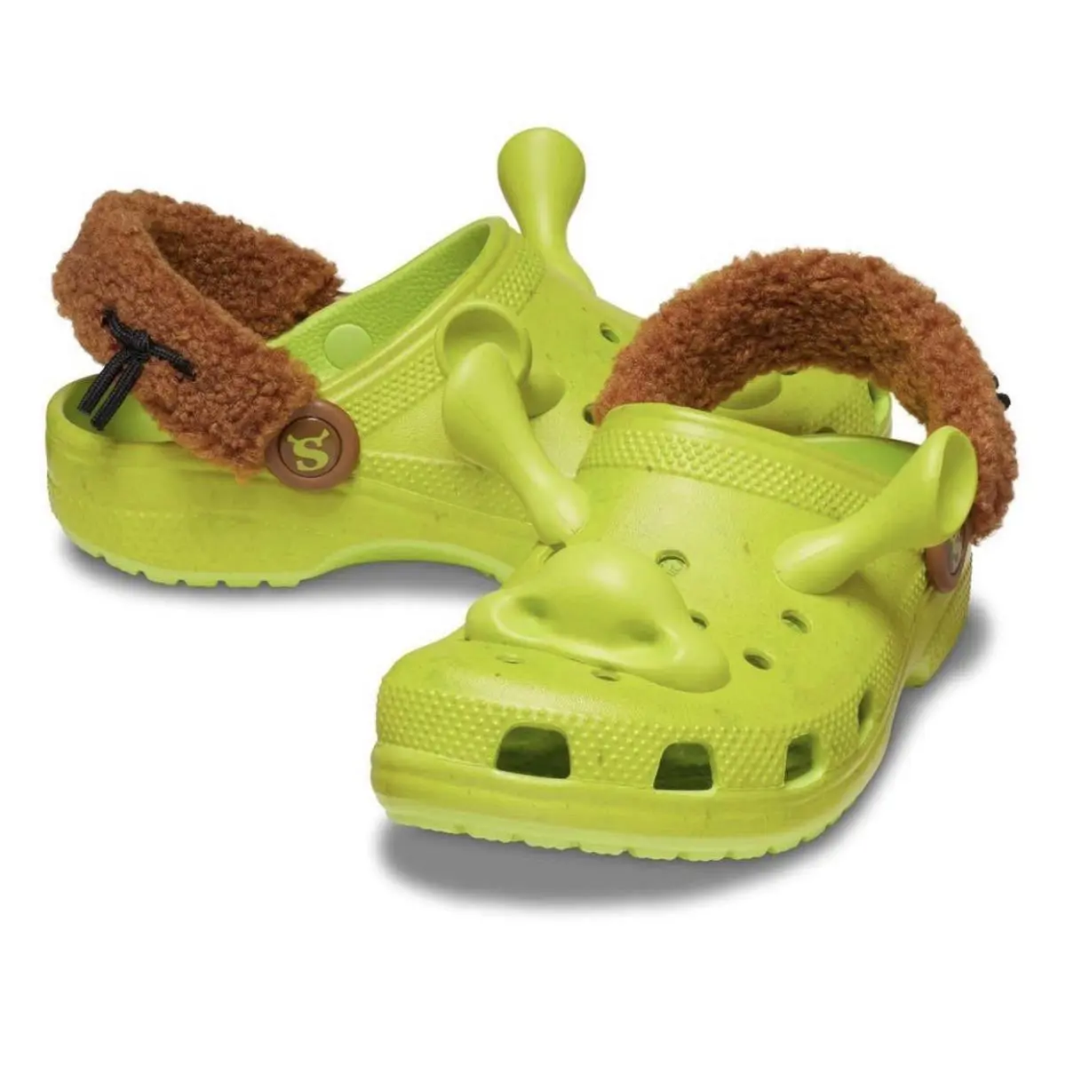 Dreamworks x Crocs Shrek Classic Clog Green Lime Men Size 11 Shroc - Green
