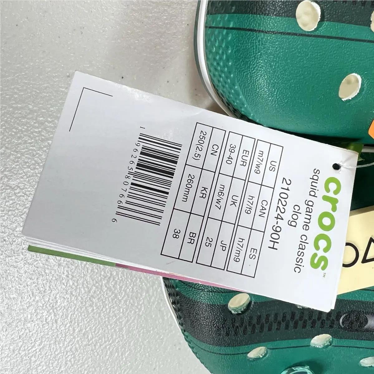 Crocs shoes - Green (UPC: 196265807666) 5