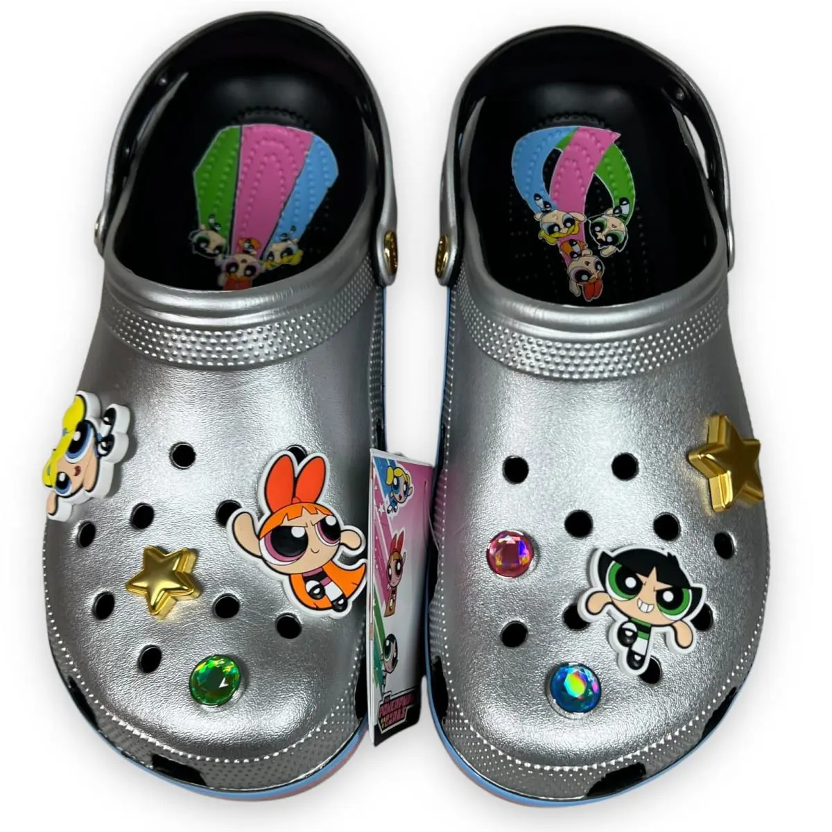 Crocs shoes - Power Puff Girls - Power Puff Girls - Silver (UPC: 196265812592) 1