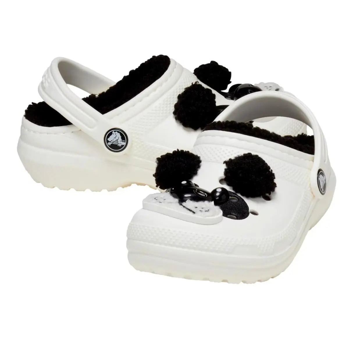 Crocs shoes - Classic Lined Iam Panda Bear Clog - 210395-0WX-9-Medium - Multicolor (UPC: 196265778409) 2