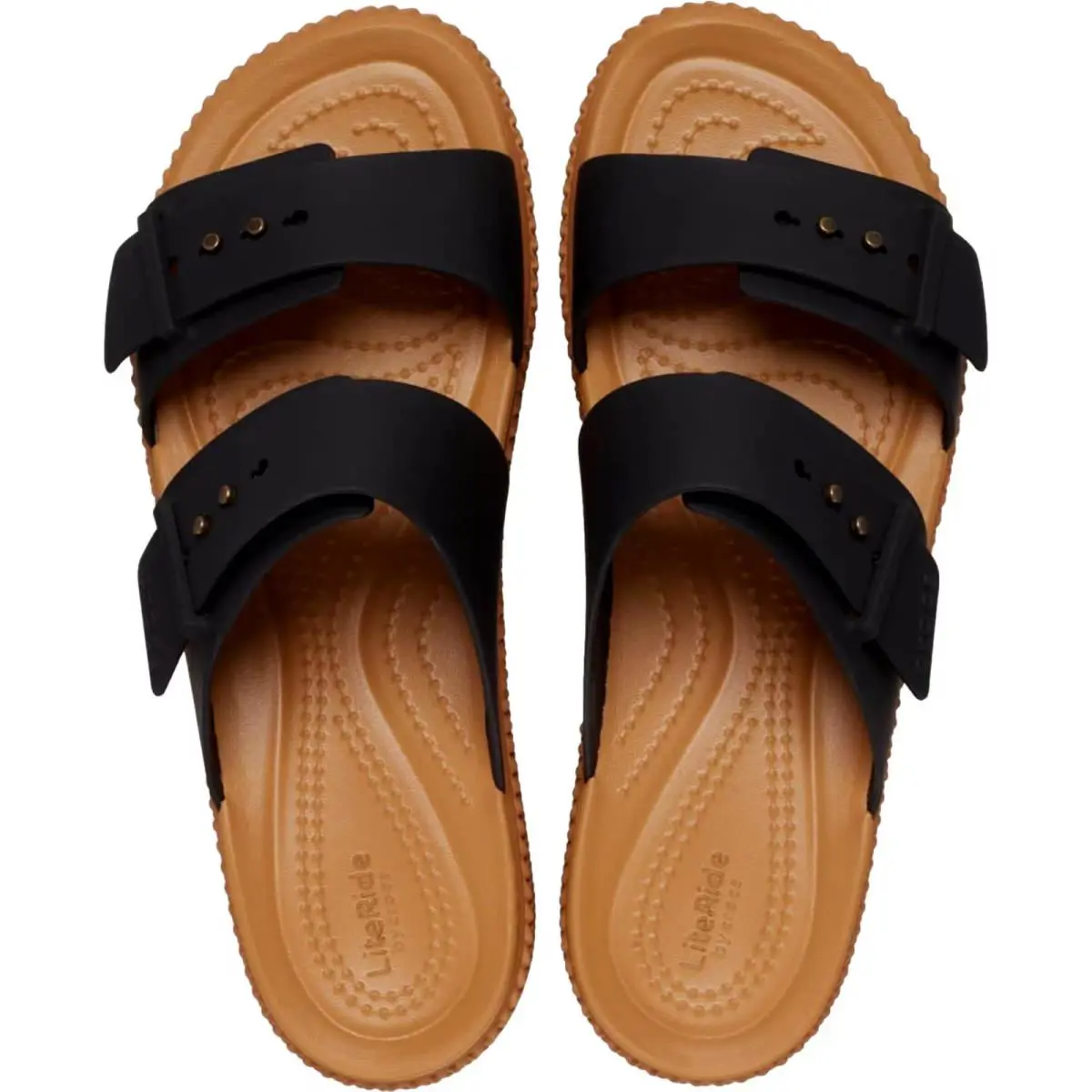 Crocs shoes - Brooklyn Woven Buckle - Brooklyn Woven Buckle - 209978-001-6-Medium - Black (UPC: 196265695867) 0