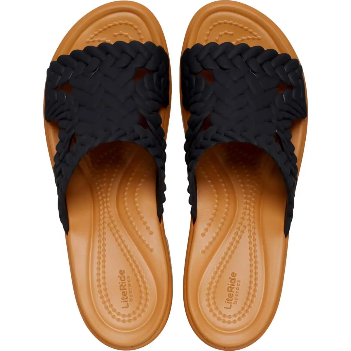Crocs shoes - Brooklyn Woven Heels - Brooklyn Woven Heels - 209979-001-9-Medium - Black (UPC: 196265723072) 0