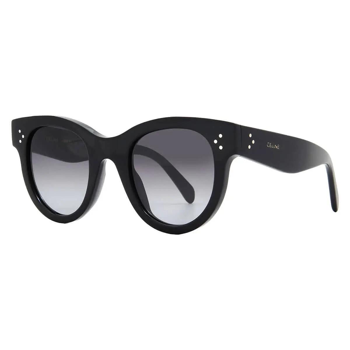 Celine Smoke Gradient Oval Ladies Sunglasses CL4003IN 01B 48 CL4003IN 01B 48
