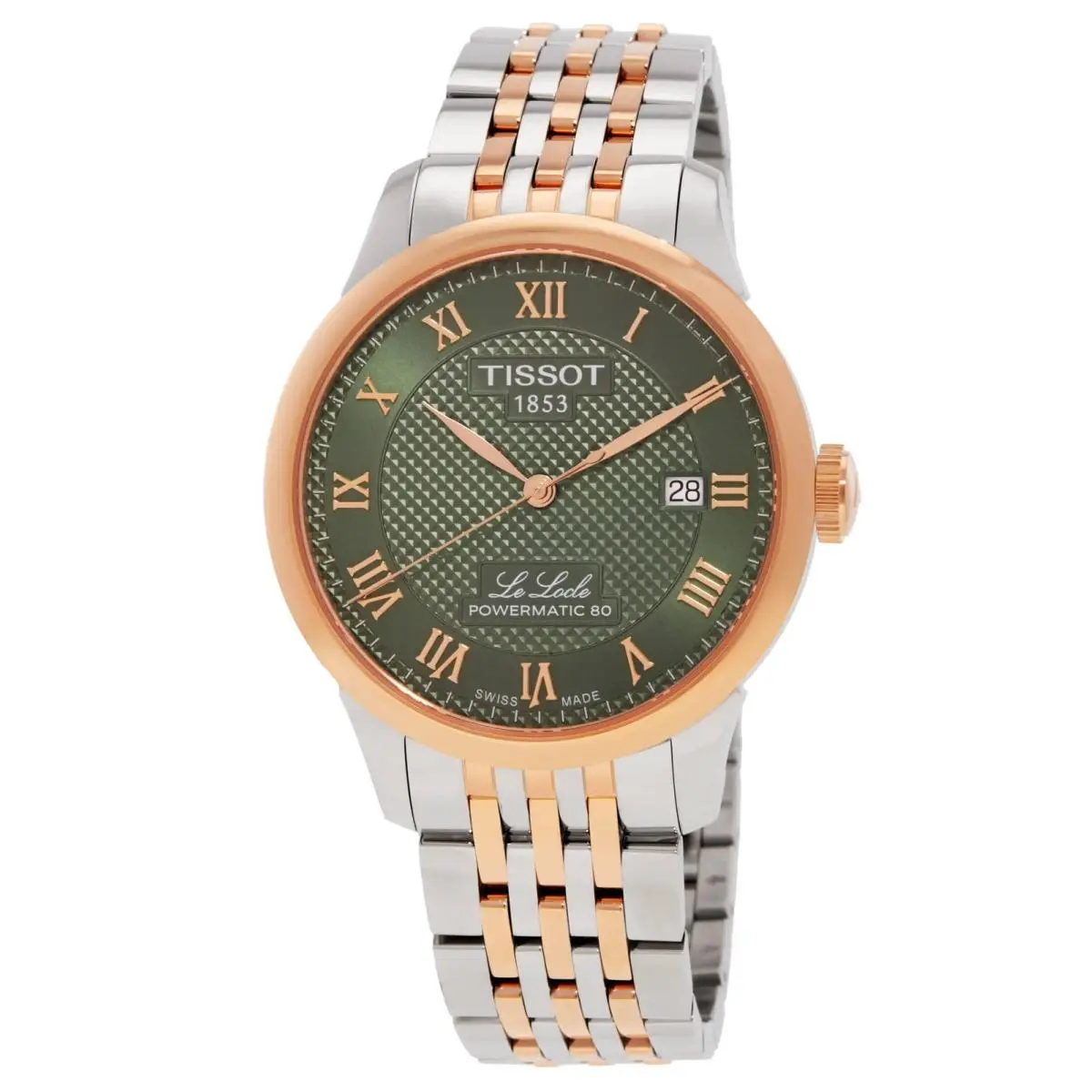 Le Locle Automatic Green Dial Watch T0064072209301 by Tissot