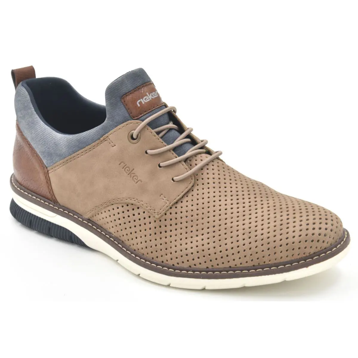 Rieker Men`s Dustin Casual Sneakers 14450-64 - Brown