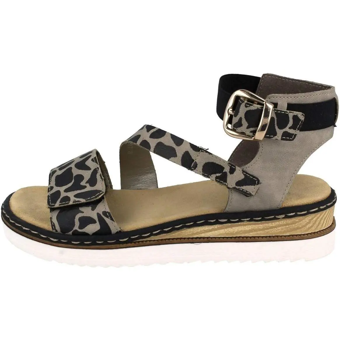 Rieker shoes - Camel/Black 0