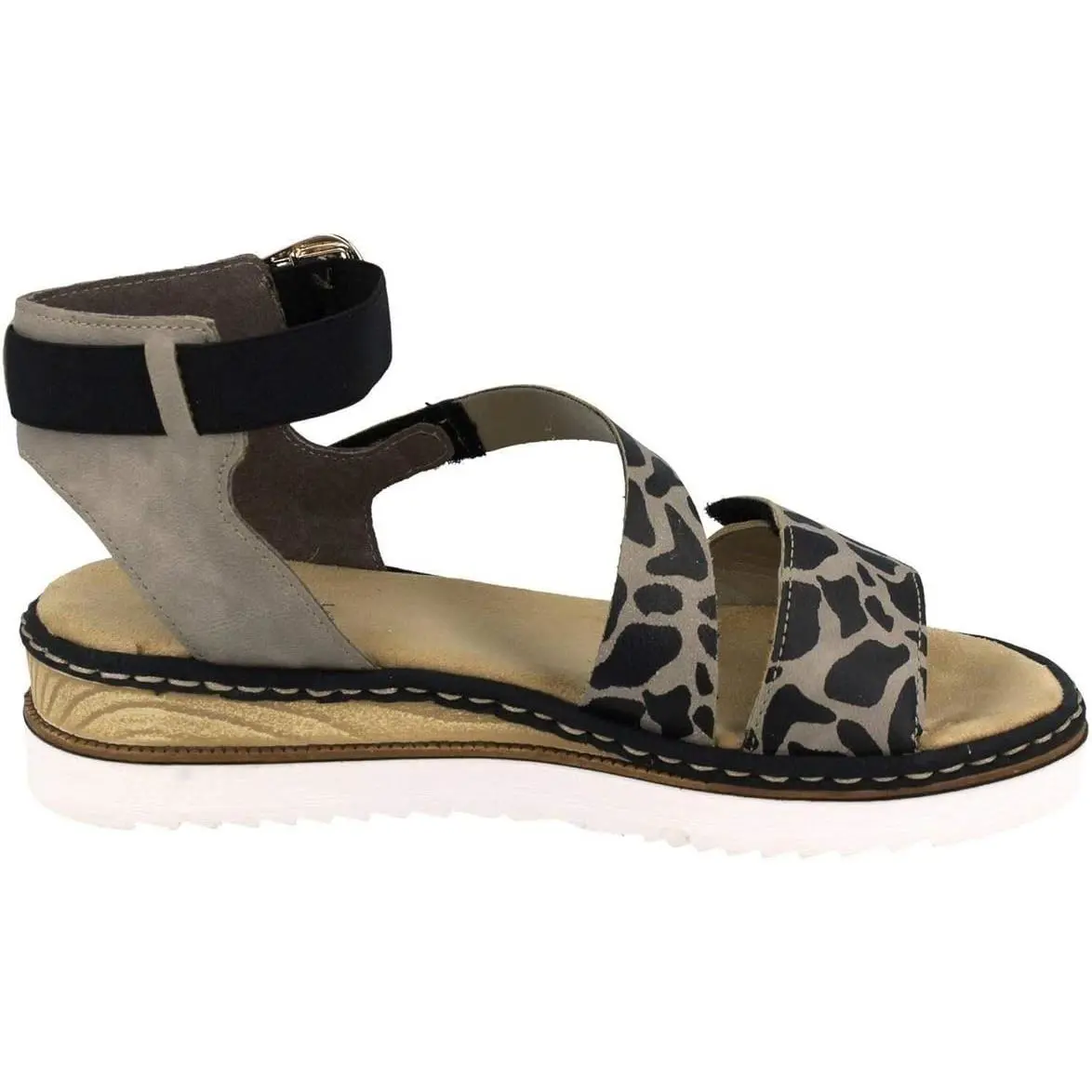 Rieker shoes - Camel/Black 1
