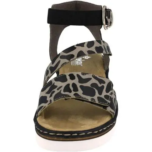 Rieker shoes - Camel/Black 2