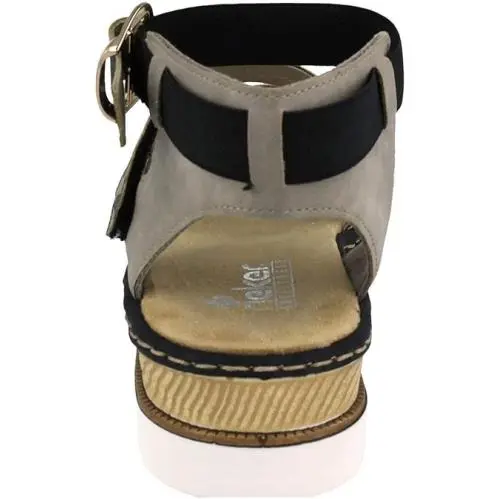 Rieker shoes - Camel/Black 3