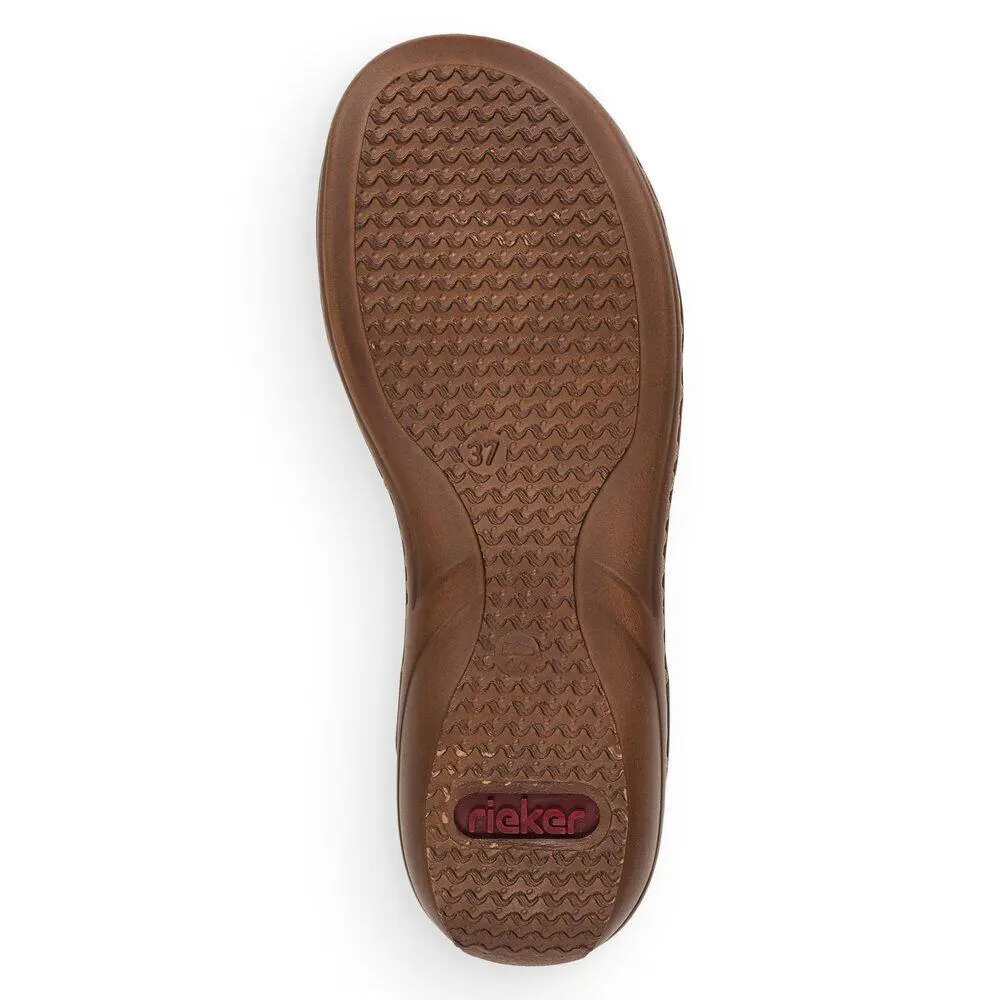 Rieker shoes - Rosa/Marone 5