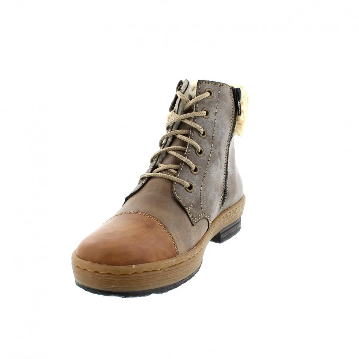 Rieker shoes - Tan/Grey 2