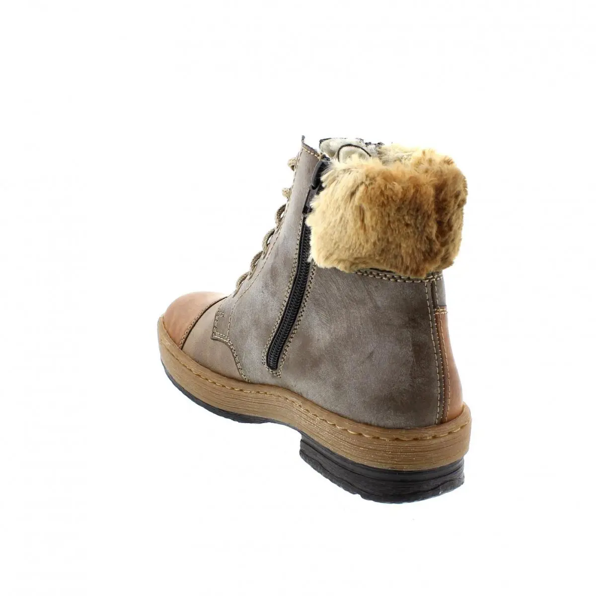 Rieker shoes - Tan/Grey 3