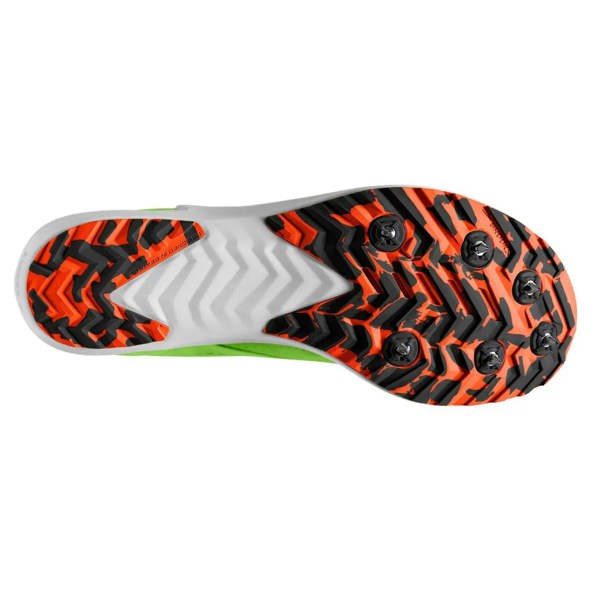Brooks shoes - 1000391D308115 - 1000391D308115 - Green Gecko/Red Orange/White (UPC: 195394311075) 4