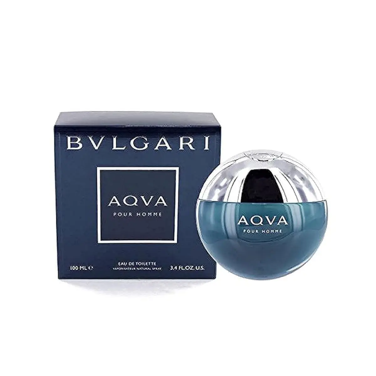 Bvlgari Aqva Pour Homme For Men Eau De Toilette Natural Spray 3.4 Fl.oz. 100ml