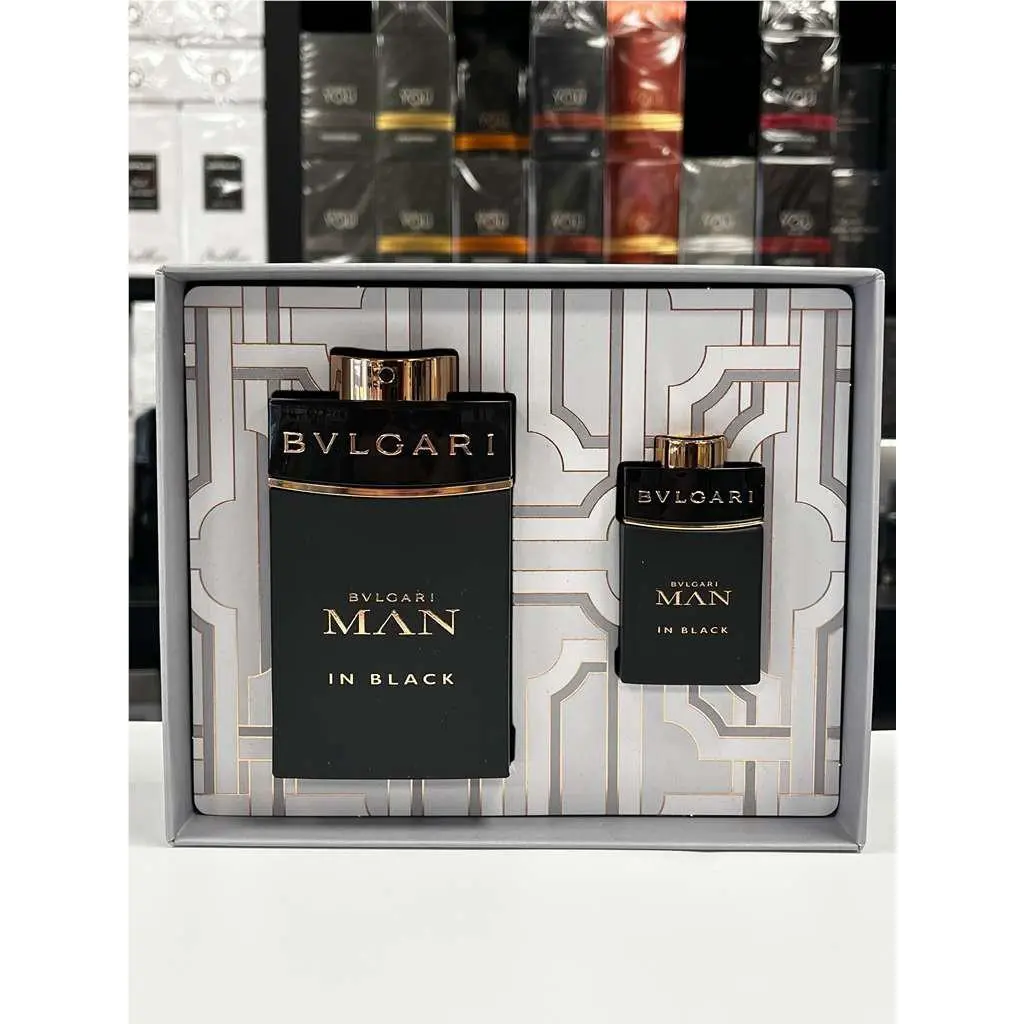 Bvlgari Man in Black Eau de Parfum 2 Piece Set For Men