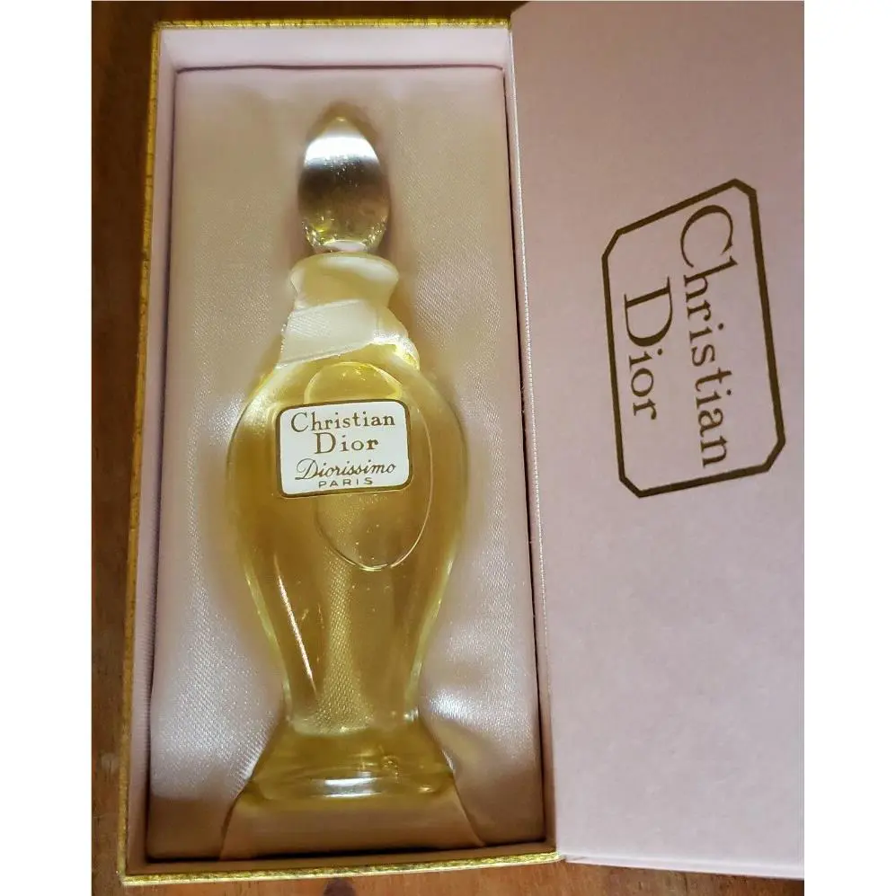 Vintage 1950 ‘s Christian Dior Diorissimo Perfume and Box Parfume