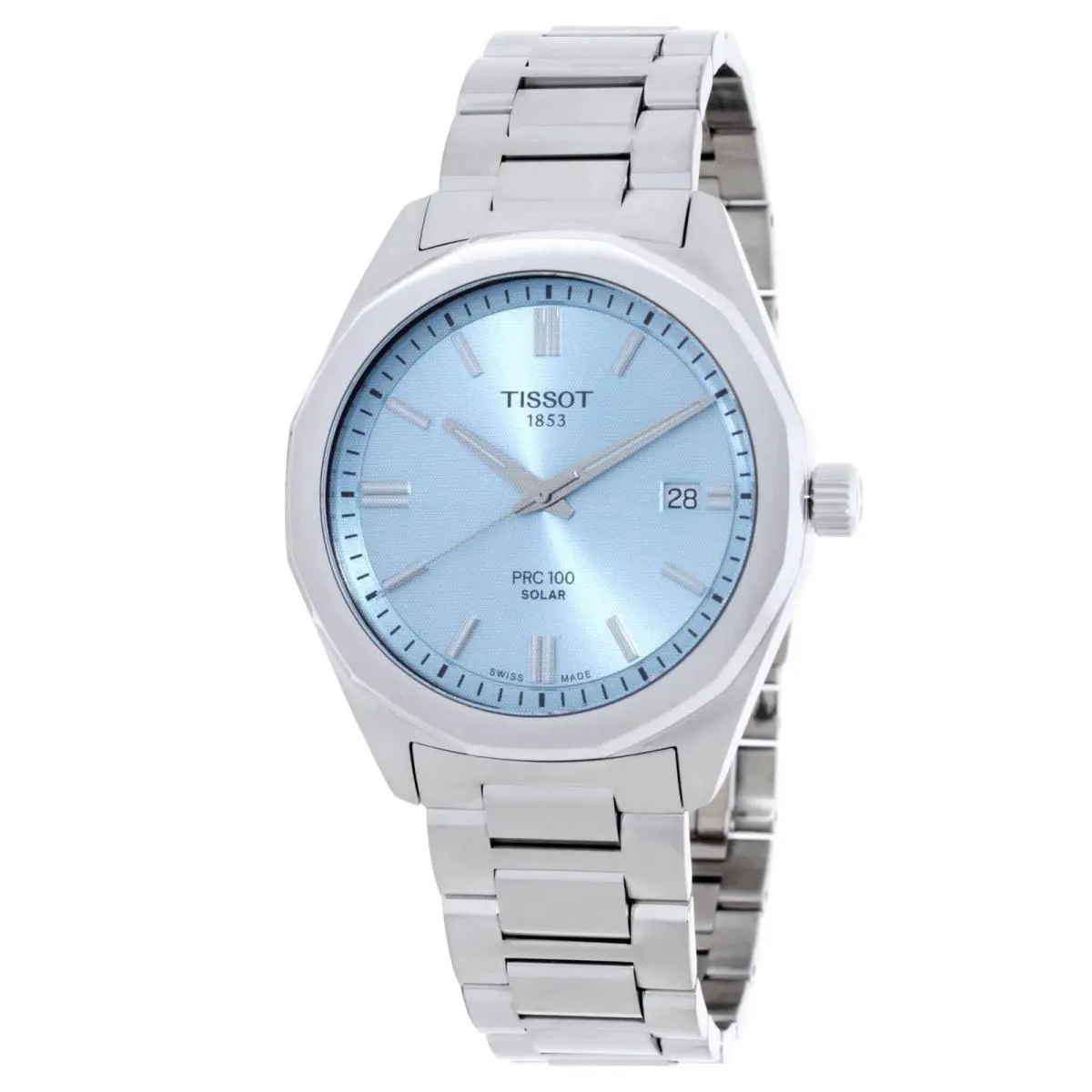 Prc 100 Solar Quartz Blue Dial Men`s Watch T151.422.11.351.00 by Tissot