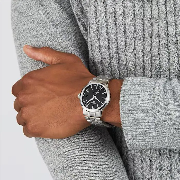 Tissot Classic Dream T129.407.11.051.00 Black Dial Automatic - Dial: Black, Band: Silver