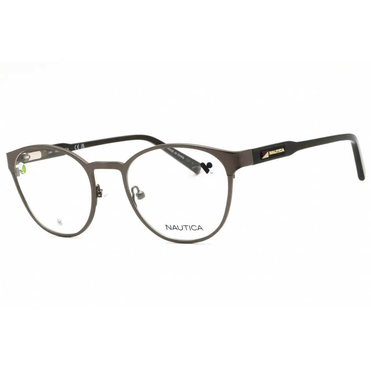 Nautica N7345 030 Matte Gunmetal 52mm Eyeglasses