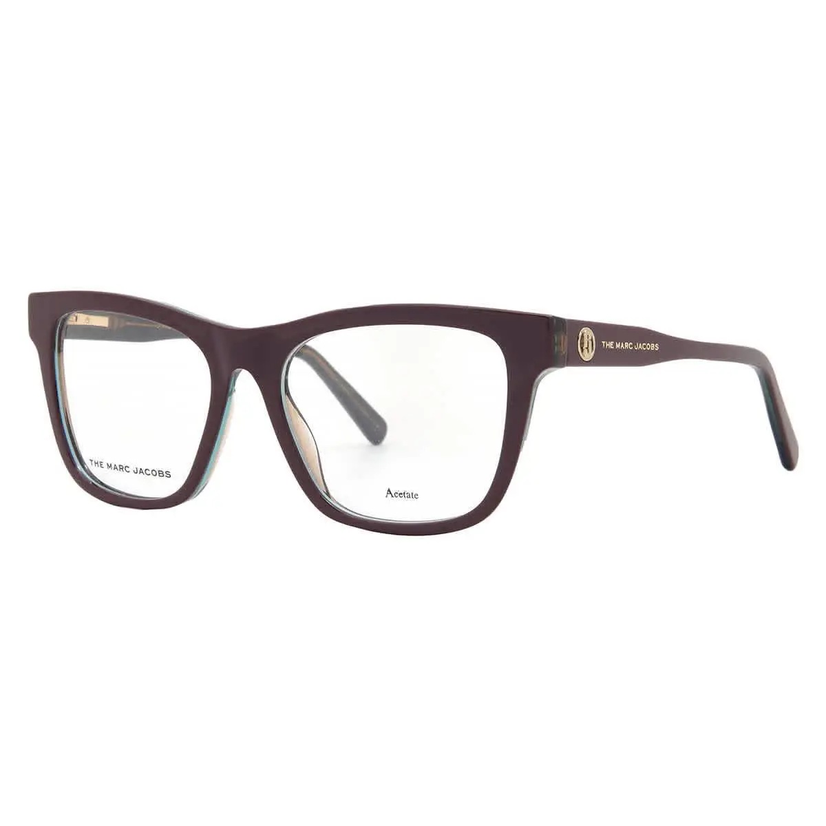 Marc Jacobs Demo Square Ladies Eyeglasses Marc 630 0LHF 52 Marc 630 0LHF 52 - Red, Frame: Red
