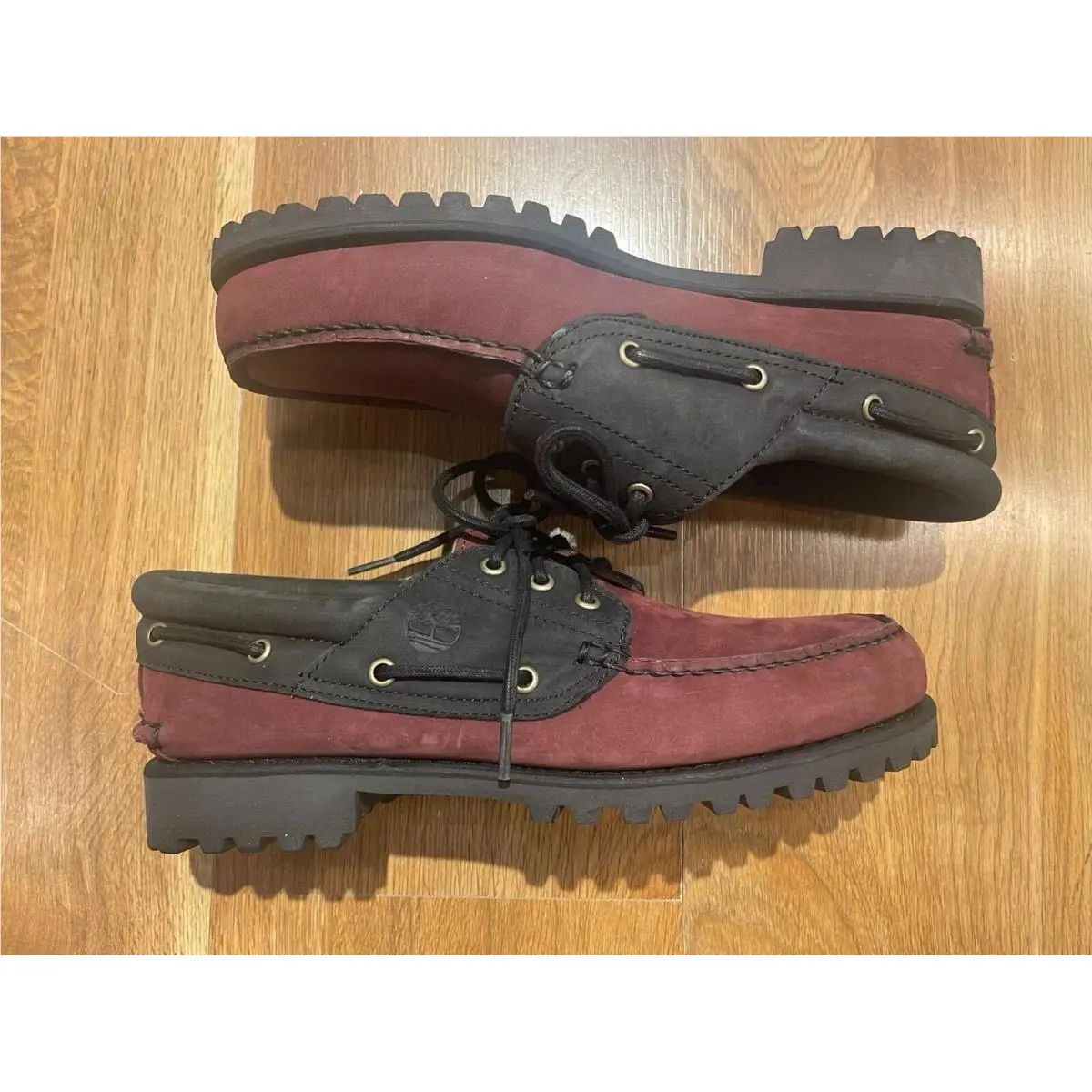 Timberland shoes - HANDSEWN BOAT SHOE - HANDSEWN BOAT SHOE - BURGUNDY 8