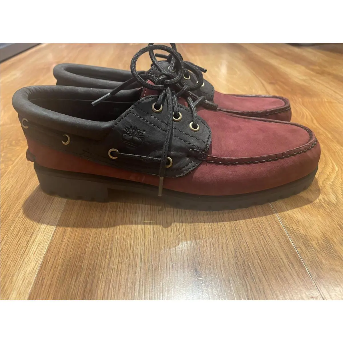 Timberland shoes - HANDSEWN BOAT SHOE - HANDSEWN BOAT SHOE - BURGUNDY 10
