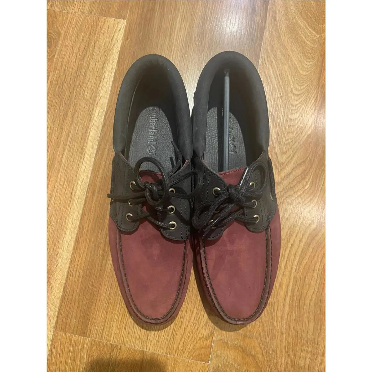 Timberland shoes - HANDSEWN BOAT SHOE - HANDSEWN BOAT SHOE - BURGUNDY 12