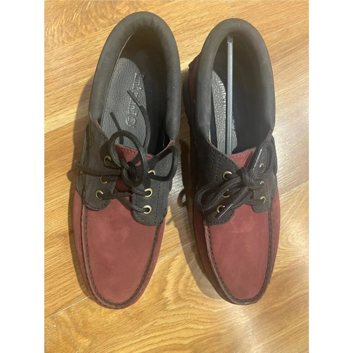 Timberland shoes - HANDSEWN BOAT SHOE - HANDSEWN BOAT SHOE - BURGUNDY 13