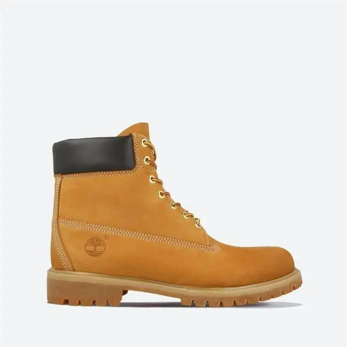 Men’s Timberland 6” Inch Classic Premium Boots 10061 Wheat Nubuck -new Size 9.5