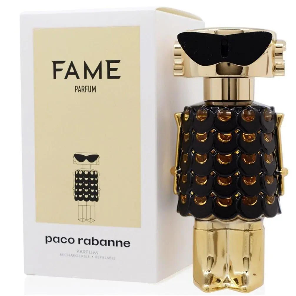 Fame Paco Rabanne 2.7 oz / 80 ml Parfum Refillable Women Perfume Spray
