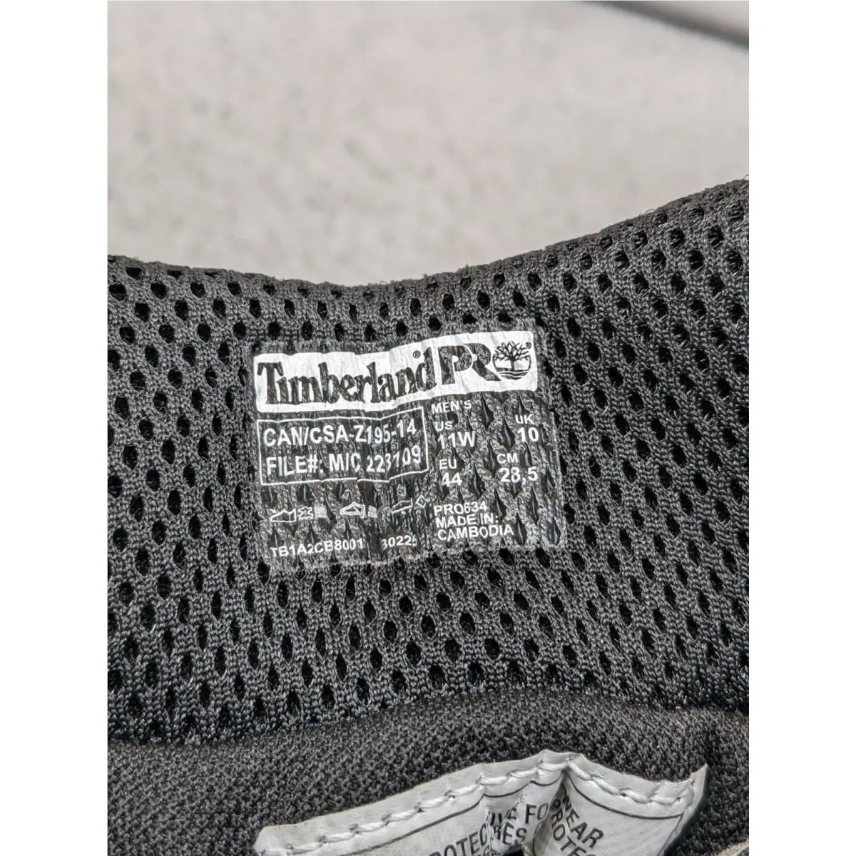 Timberland shoes - timberland pro - pro - TB1A2CB8001 - Black (UPC: 197064557783) 6