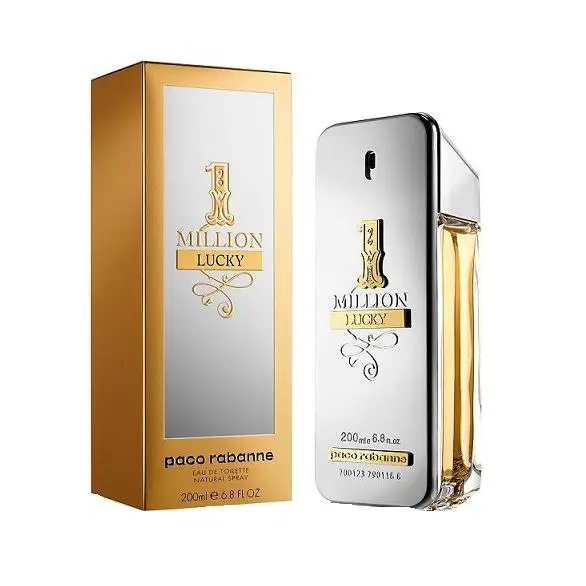 Paco Rabanne One 1 Million Lucky For Men Cologne 6.8 oz 200 ml Edt Spray