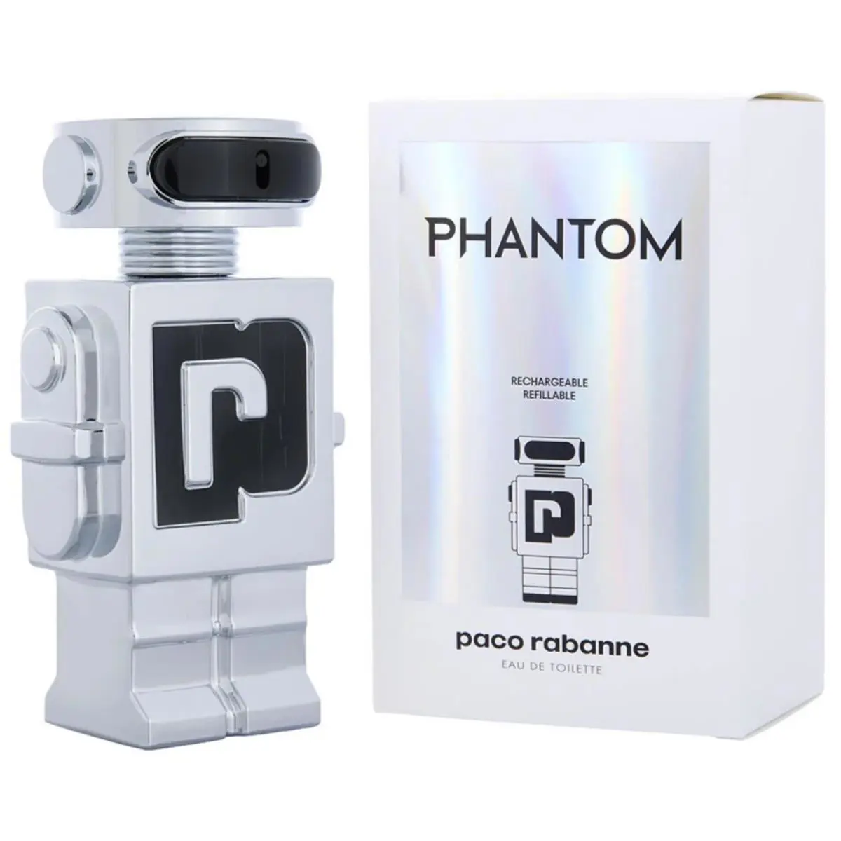 Phantom Paco Rabanne 3.4 oz / 100 ml Eau De Toilette Men Cologne Refillable