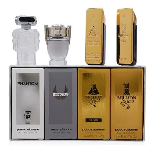 CS Paco Rabanne Mini Set of 4 For Men 0.17oz Each