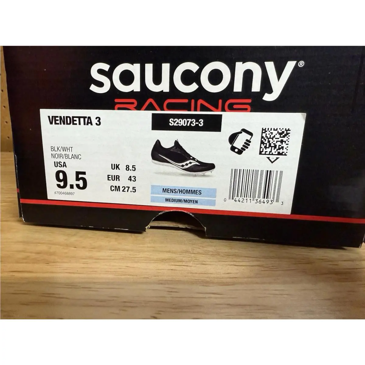Saucony shoes - Saucony Vendetta - Vendetta - S29073-3 - Black, Main: Black (UPC: 044211364858) 7