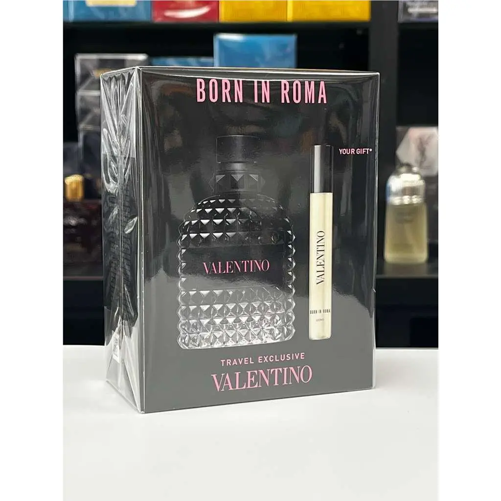 Valentino Uomo Born in Roma 2 Piece Set Travel Exclusive Eau de Toilette For Men