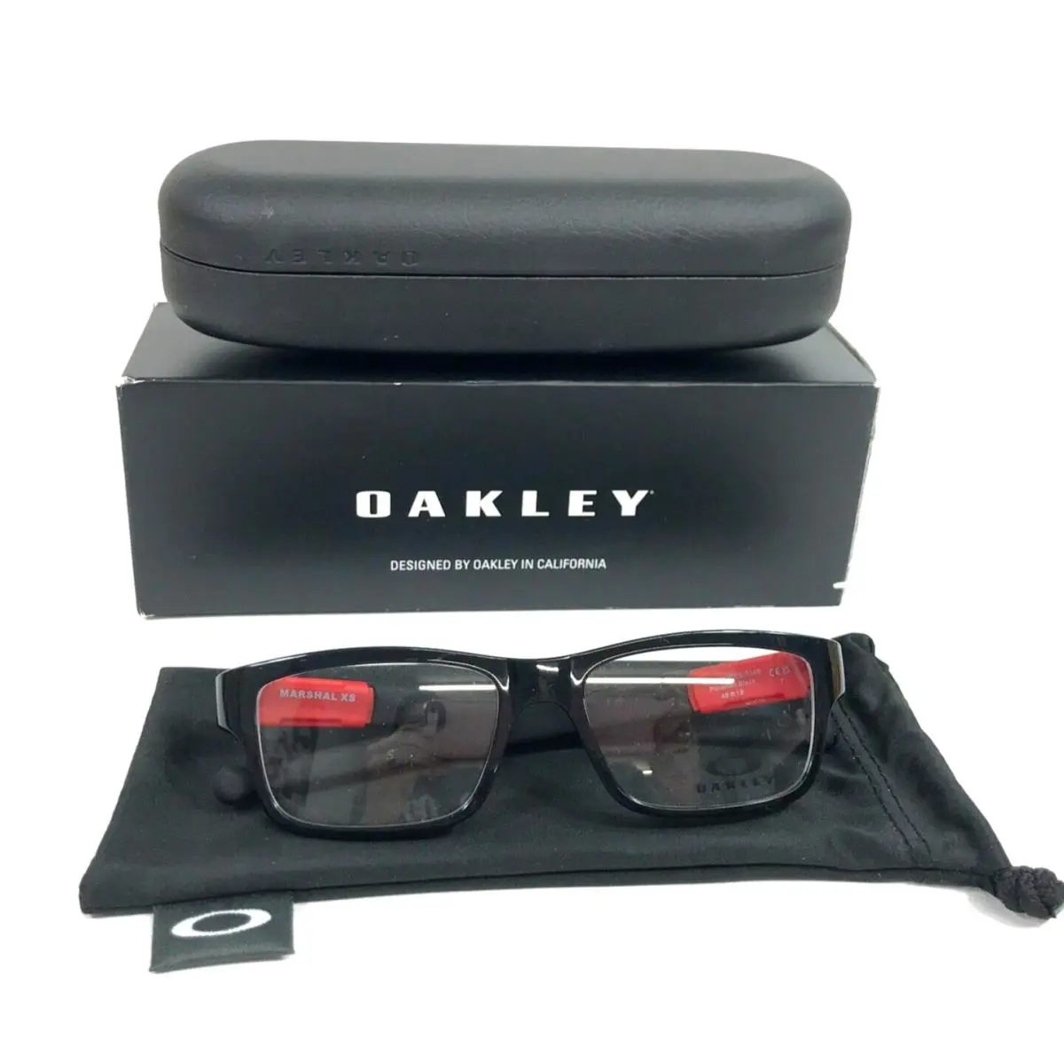 Kids Eyeglasses Frames Marshall XS OY8005-0349 Polished Black 49-15-128 by Oakley