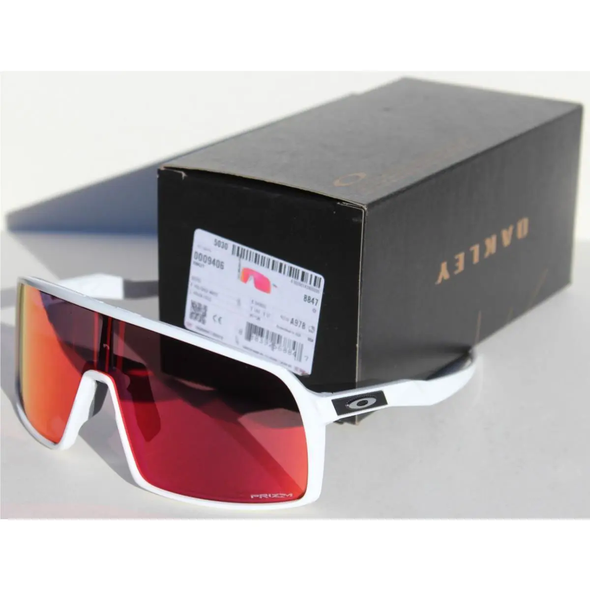Sutro Sunglasses Polished White/prizm Field OO9406-91 by Oakley