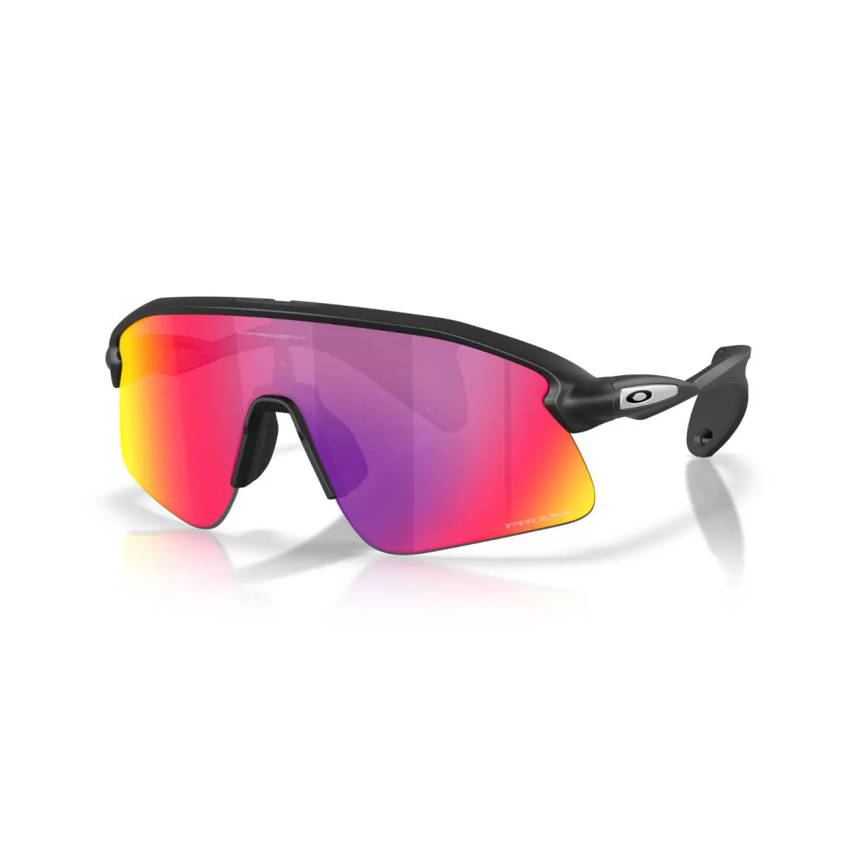 Stunt Devil S Small Sunglasses OO9518-0236 Matte Black W/ Prizm Road by Oakley