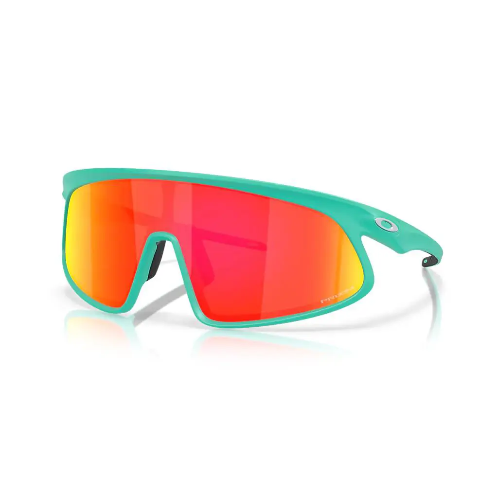 Sunglasses Rslv OO9484D-0549 Matte Celeste Frame W/ Prizm Ruby Lens by Oakley