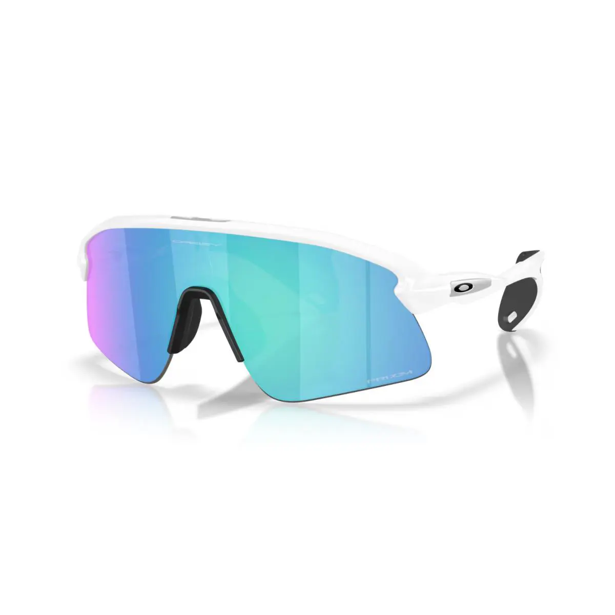 Stunt Devil S Small Sunglasses OO9518-0436 Matte White / Prizm Sapphire by Oakley