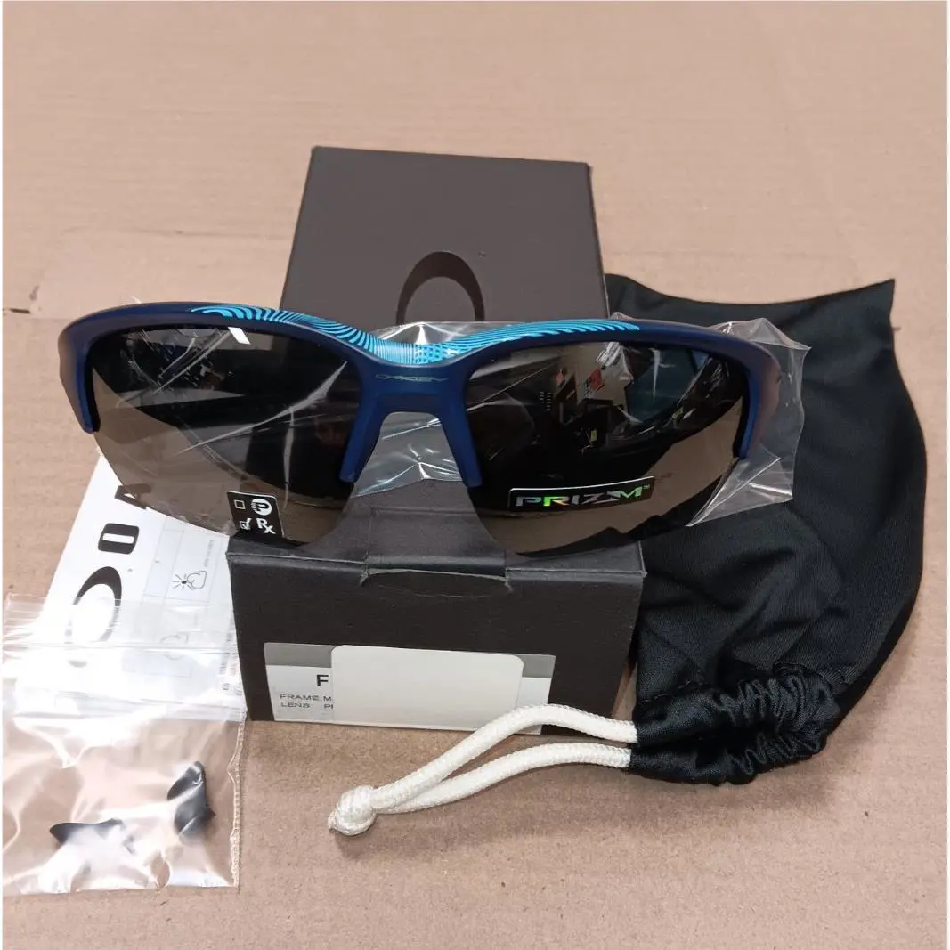 Flak Beta OO9363-1164 Matte Navy Prizm Black Iridium Sport Sunglasses by Oakley
