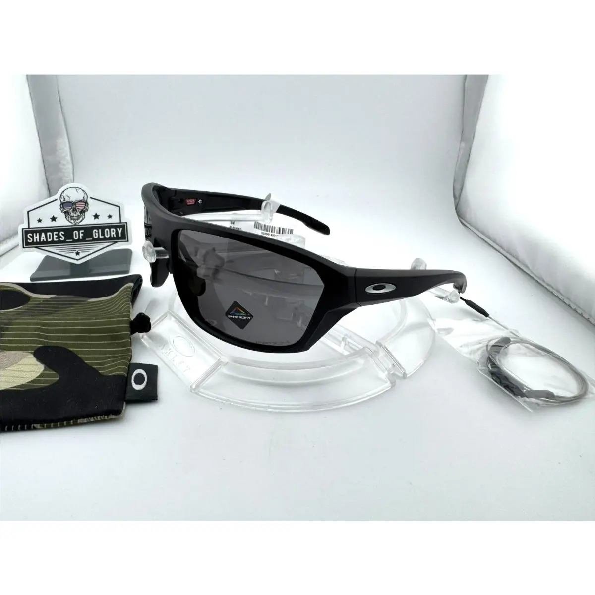 Split Shot HI Resolution Matte Black W/ Prizm Grey Sunglasses OO9416-3064 by Oakley