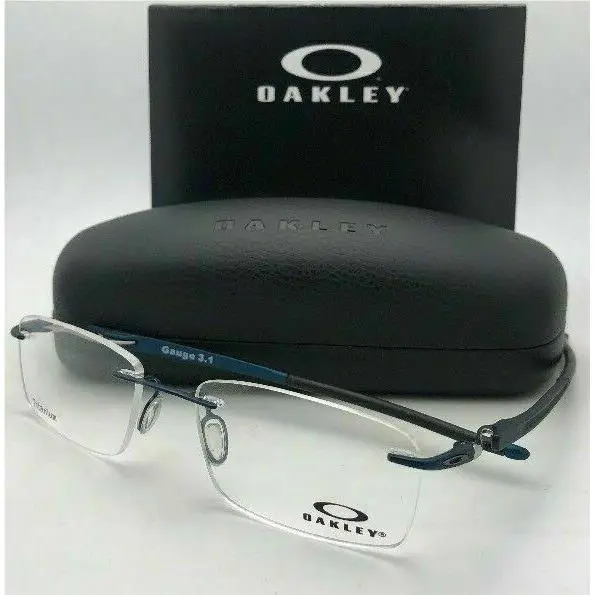Eyeglasses Gauge 3.1 OX5126-0354 54-18 Rimless Matte Midnight Blue Frames by Oakley