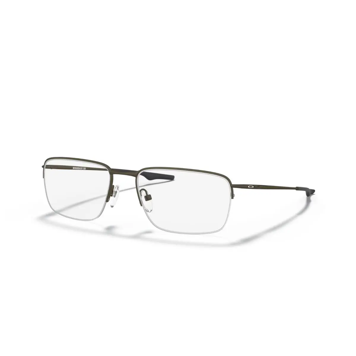 Oakley Eyeglasses Frames Only Wingback SQ OX5148-0256 56-18-136 Pewter with - Frame: Pewter