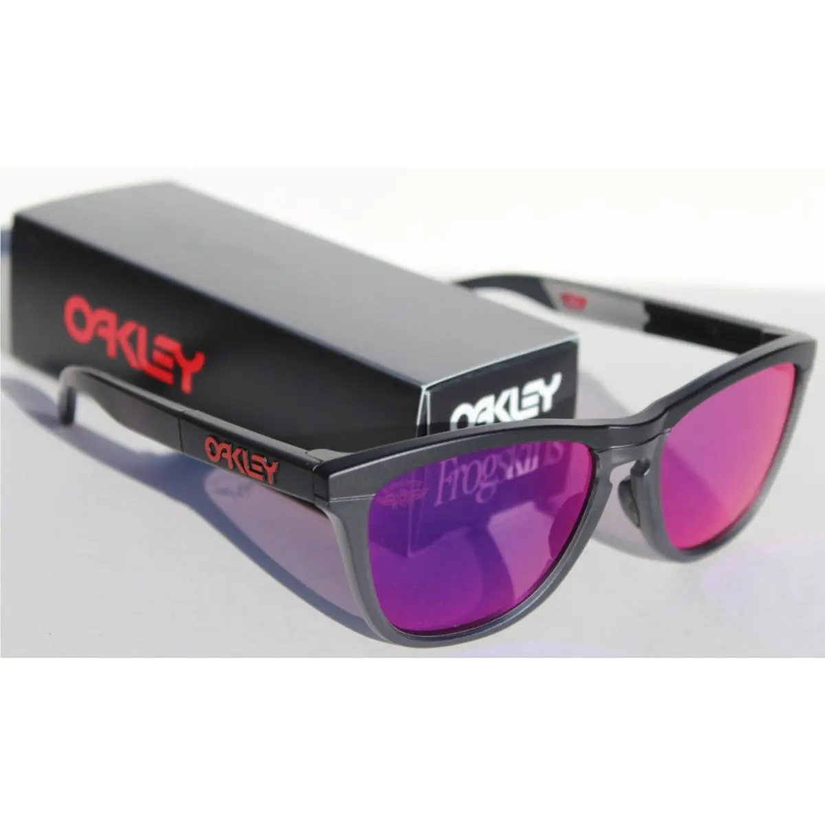 Frogskins Range Sunglasses Maverick Black/smoke/prizm Road OO9284-13 by Oakley