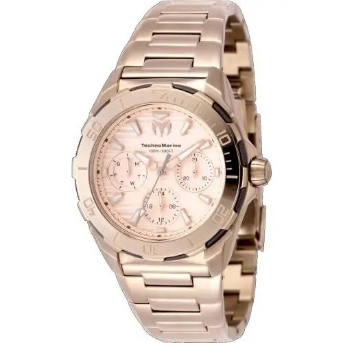 Technomarine Seven Seas Lady 36mm SS Rose Gold Rose Gold Dial VH63 Quartz