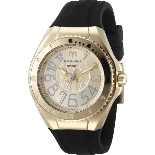 Technomarine Lusso Mare Lady 38.00mm Stainless Steel Gold Gold Dial PC21 Quartz
