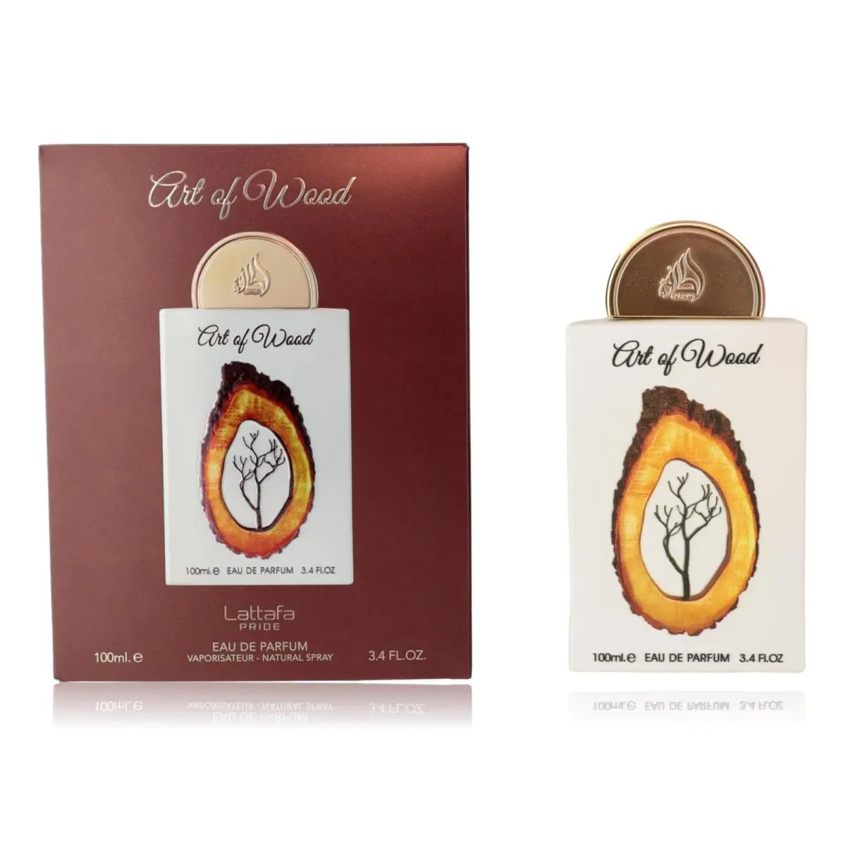 Lattafa Pride Art of Wood by Lattafa Eau De Parfum Spray Unisex 3.4 oz For Men